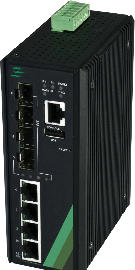 Switch Gerenciado 8 portas — DM-MIGS-4RJ45-4SFP