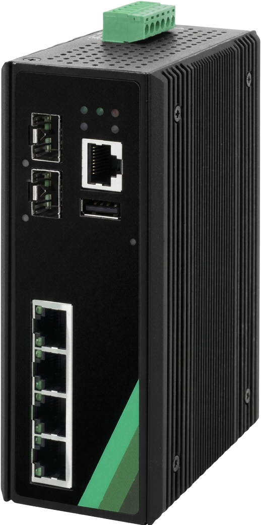 Switch Gerenciado 6 portas — DM-MIGS-4RJ45-2SFP