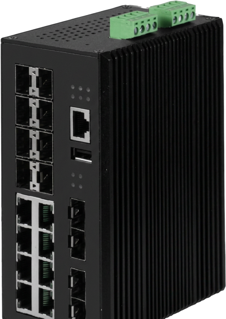 Switch Gerenciado 20 portas — DM-MIGS-8RJ45-12SFP